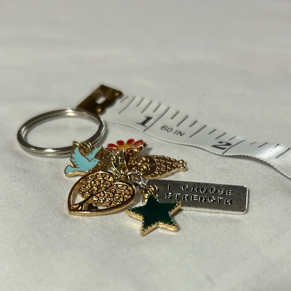 ‘I choose strength’‎ keychain